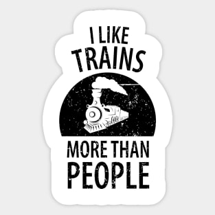 train railwayman trains driver Sticker